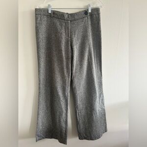 30% Wool Sky David Park size 12 Gray Wide-Leg Pants